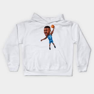 Larry Johnson Caricature Kids Hoodie